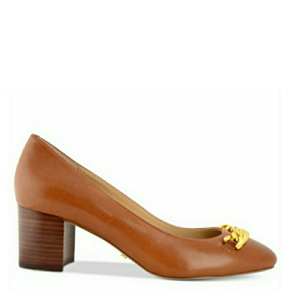 🆕Ralph Lauren Tonal Chain Detail Pumps Size 9 - Picture 2 of 8